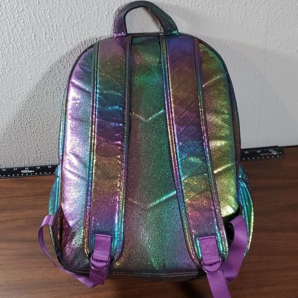 Disney‎ Store Raya and The Last Dragon Iridescent/Holographic Backpack - Picture 5 of 9